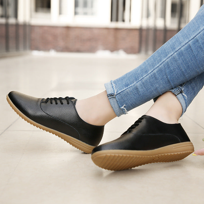 Women's Lace-Up Casual Flat Shoes