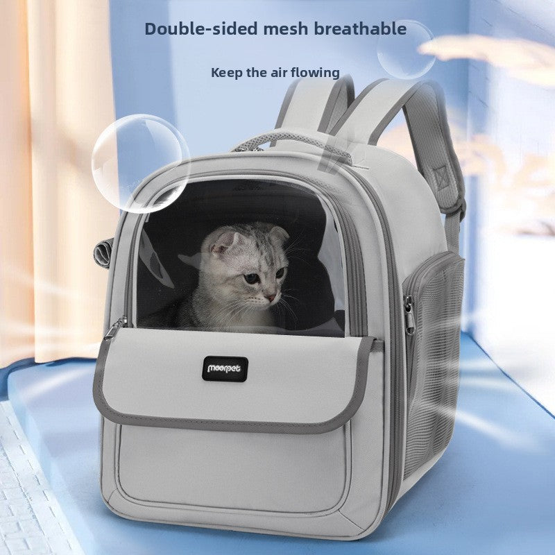 Portable Pet Backpack with Large Capacity