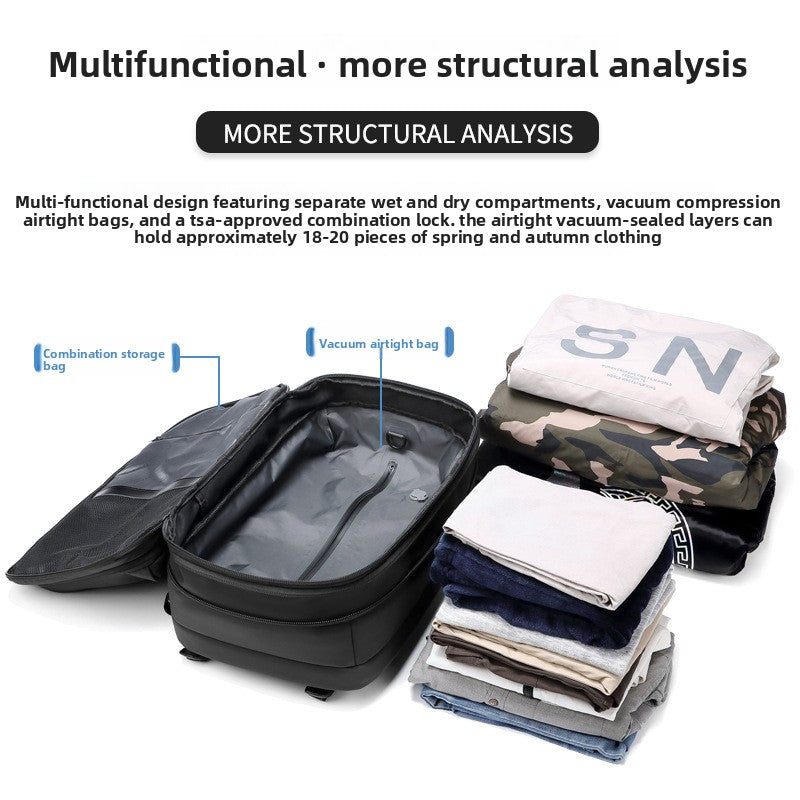 Multifunctional Travel Vacuum Compression Backpack