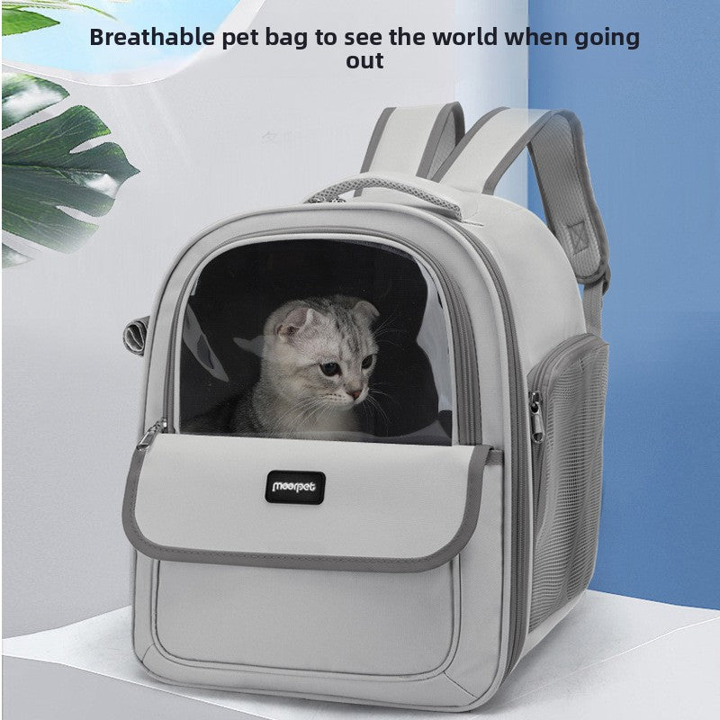 Portable Pet Backpack with Large Capacity