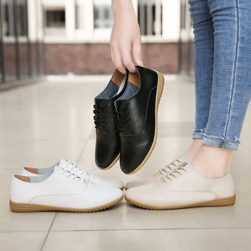 Women's Lace-Up Casual Flat Shoes